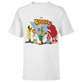 thumbnail image 1 of Disney A Goofy Movie Crew 90s - Short Sleeve T-Shirt for Kids -Customized-White, 1 of 5
