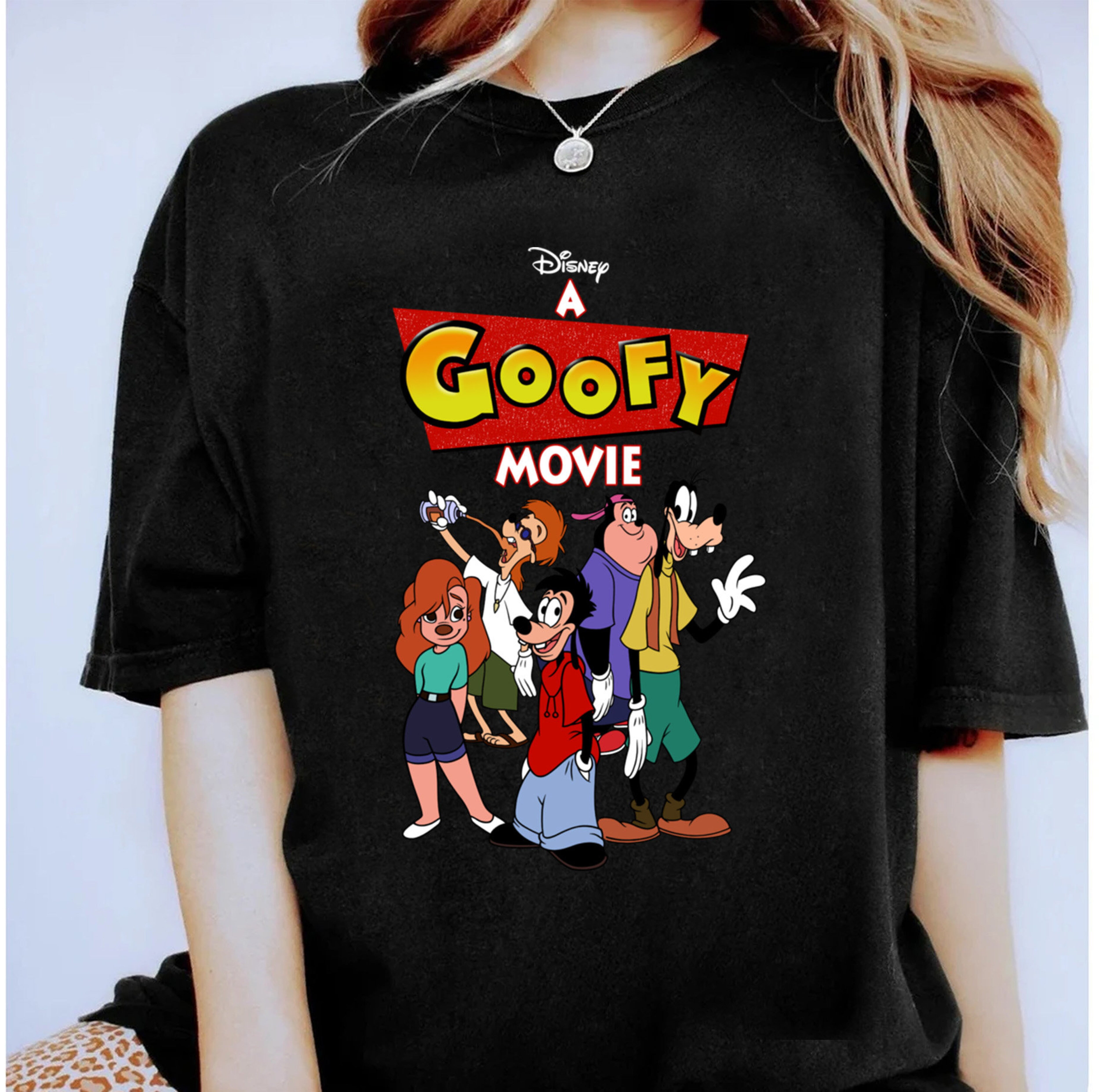 Disney A Goofy Movie Group Shot Logo Disney Trip Tee Holiday