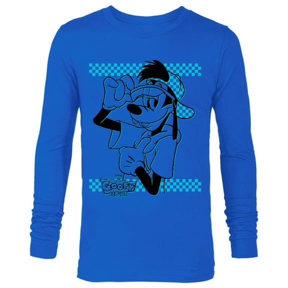Disney A Goofy Movie Max Goof 90s - Long Sleeve T-Shirt for Men -Customized-Royal