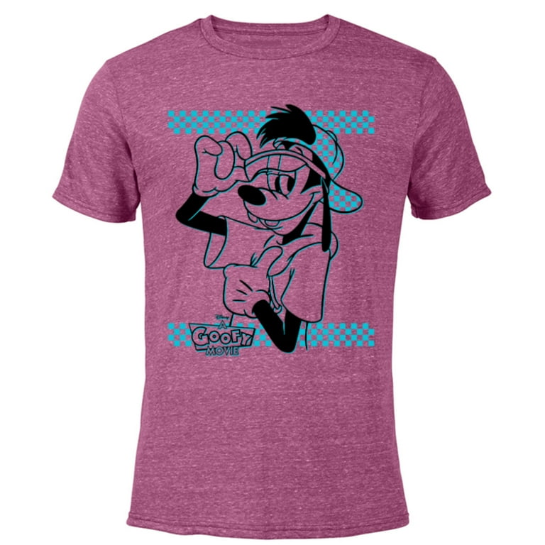 Disney A Goofy Movie Max Goof 90s Short Sleeve Blended T Shirt for Adults Customized Purple Walmart