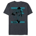 thumbnail image 1 of Disney A Goofy Movie Max Goof 90s - Short Sleeve Blended T-Shirt for Adults -Customized-Navy Heather, 1 of 5