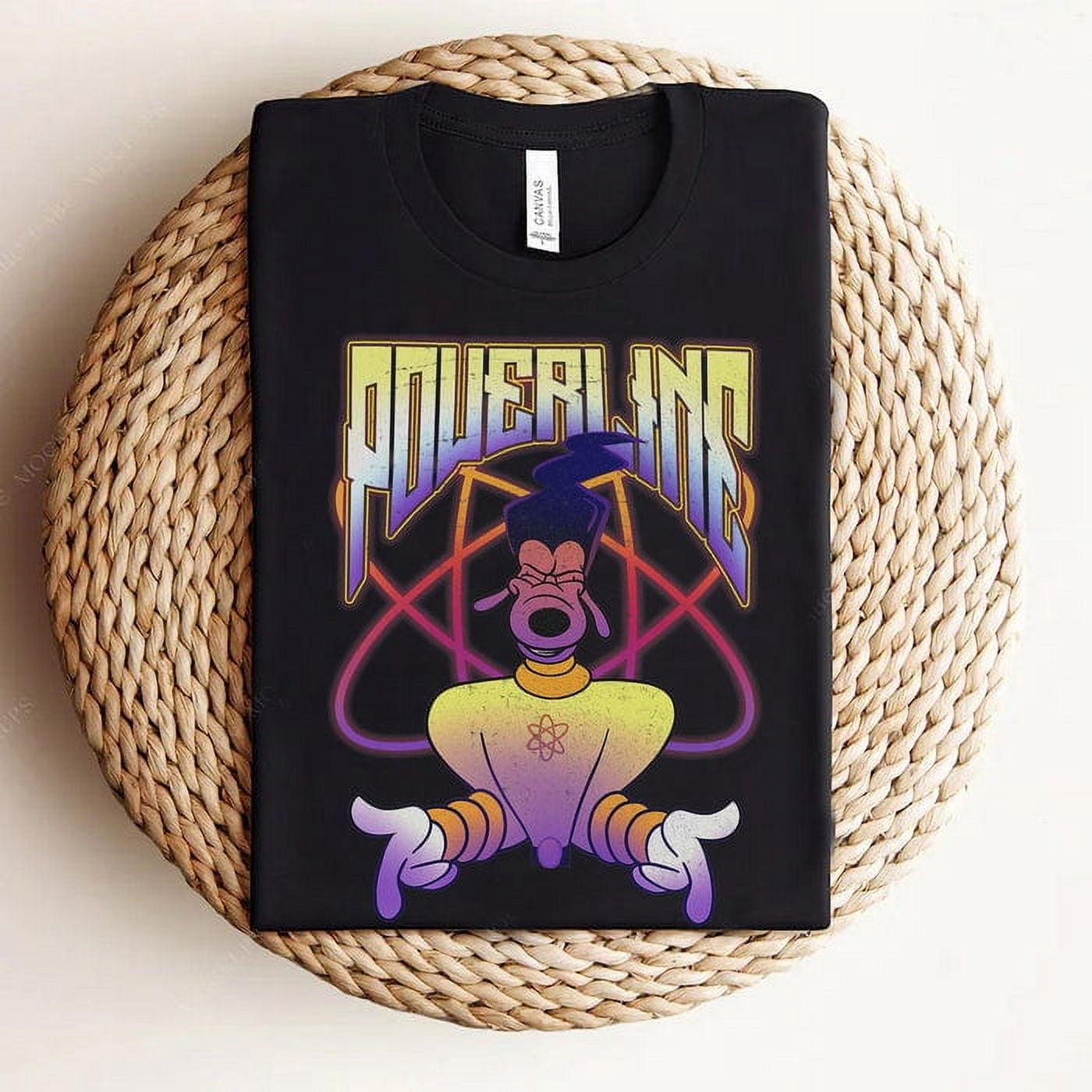 Disney A Goofy Movie Powerline Logo Portrait Shirt, Disneyland Family ...