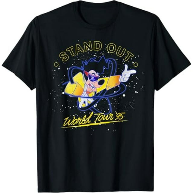 Disney A Goofy Movie Powerline Stand Out World Tour '95 TShirt
