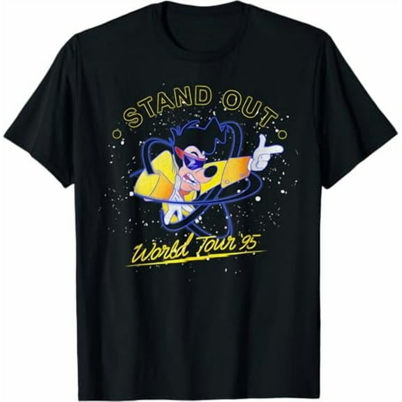 Disney A Goofy Movie Powerline Stand Out World Tour '95 T-Shirt