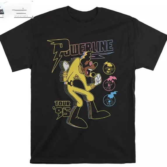 Disney A Goofy Movie Powerline T-shirt Gift T Shirt Men Women Unisex