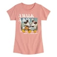 thumbnail image 1 of Disney - A Walk A Day - Toddler & Youth Girls Short Sleeve Graphic T-Shirt, 1 of 5