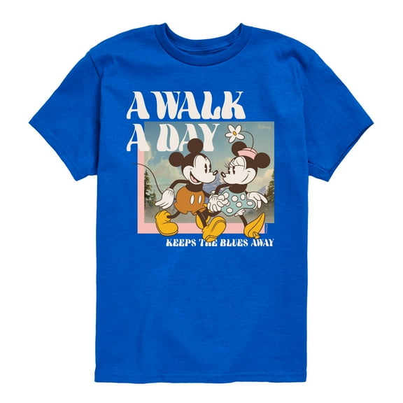 Disney - A Walk A Day - Toddler & Youth Short Sleeve Graphic T-Shirt
