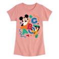 thumbnail image 1 of Disney - ABC Mickey Pluto - Girls Toddler And Toddler And Youth Fitted Short Sleeve Graphic T-Shirt, 1 of 5
