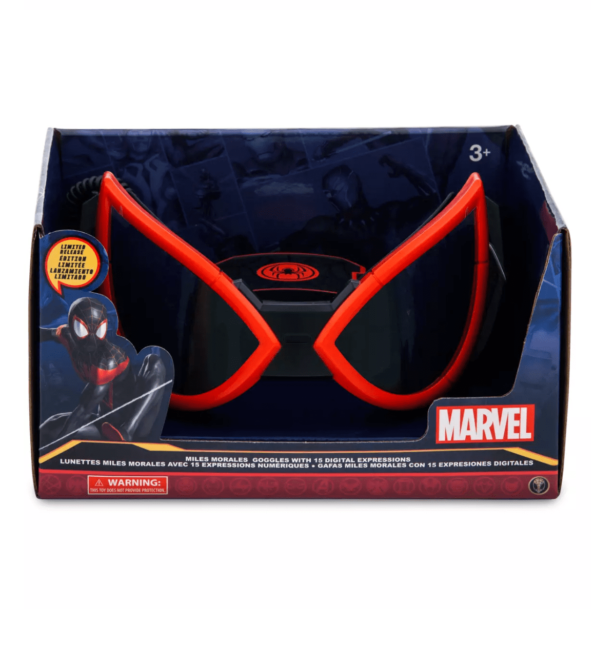 Disney Parks Marvel Miles Morales Goggles with 15 Digital
