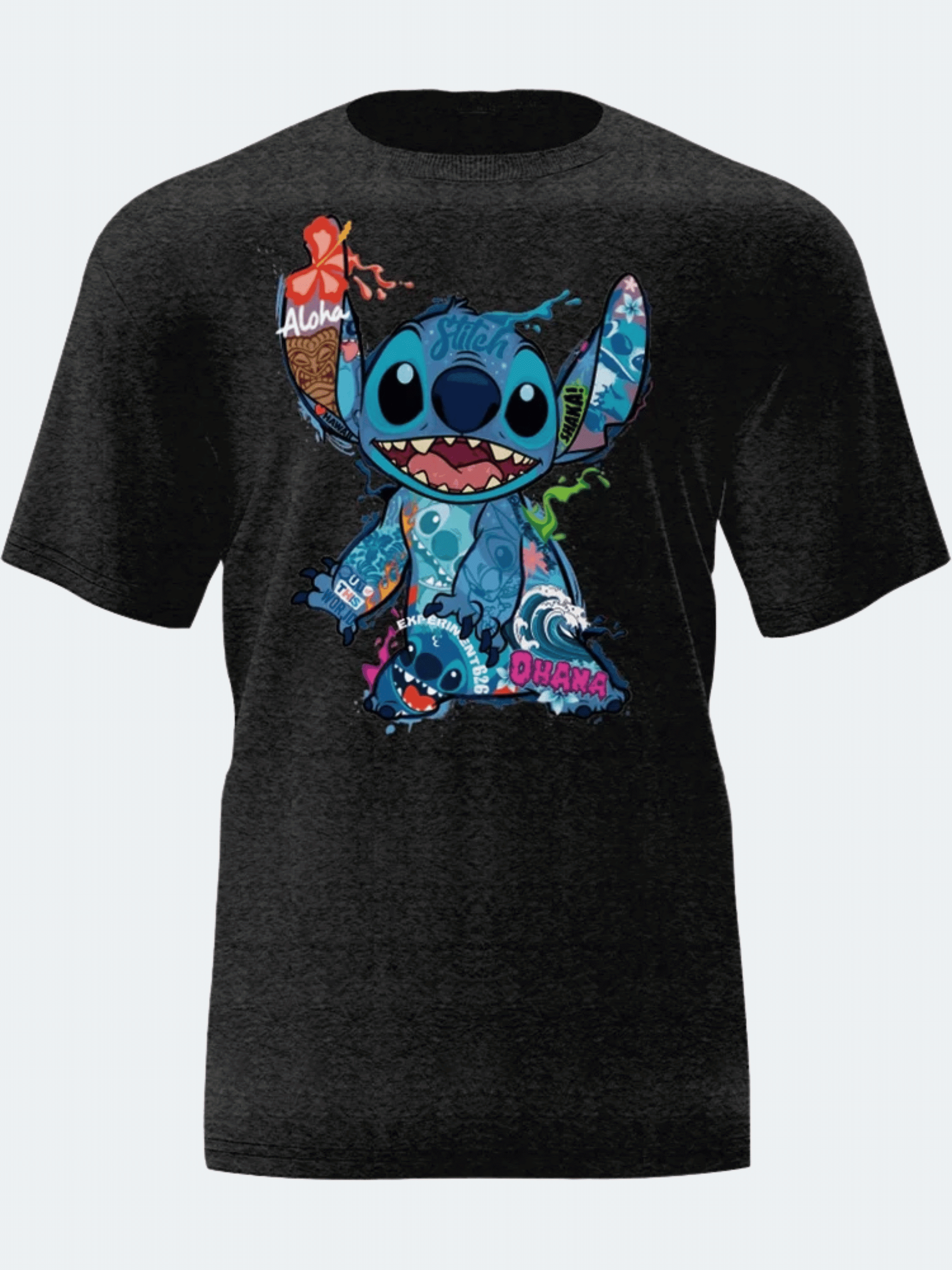 Disney Stitch Collage Adult Tee Shirt, XS-2XL (Unisex)