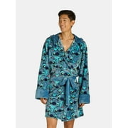 LILO & STITCH Disney Men's Stitch Superminky Robe, Sizes S-XL