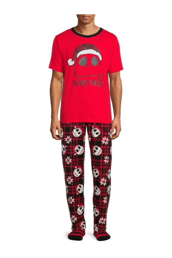 , Adult Mens, Nightmare Before Christmas Pajamas Sleepwear Sets, Sizes S-2XL