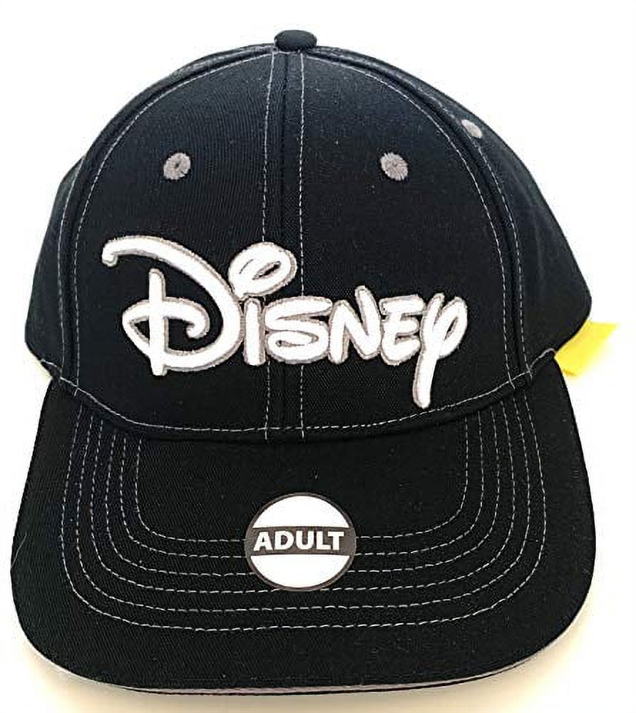 Disney Adult Original Disney Script Baseball Hat Black