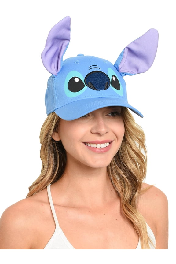 Adult Stitch Baseball Hat 3D Ears Blue (Women's)
