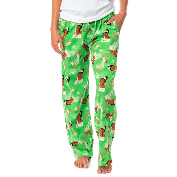 Disney Adult The Princess and the Frog Tiana and Frogs Pajama Lounge Pants For Men and Women