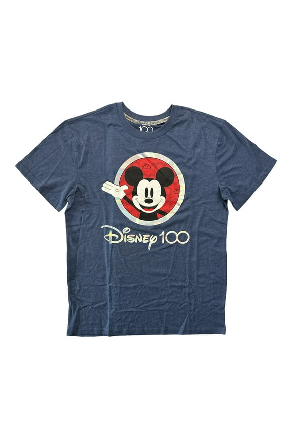 Adult Unisex 100th Anniversary Graphic Short Sleeve Crewneck Tee (S)