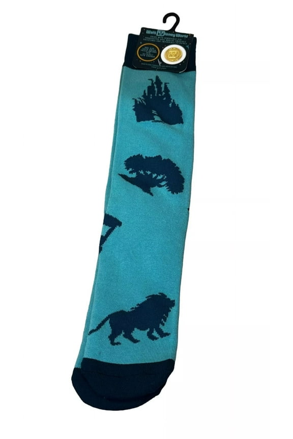 Adult Unisex Blue Multicolor Socks, 1 Pack