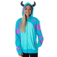 thumbnail image 1 of Disney Adult Unisex Monsters Inc. Sulley Character Costume Sweatshirt Zip Hoodie, 1 of 6