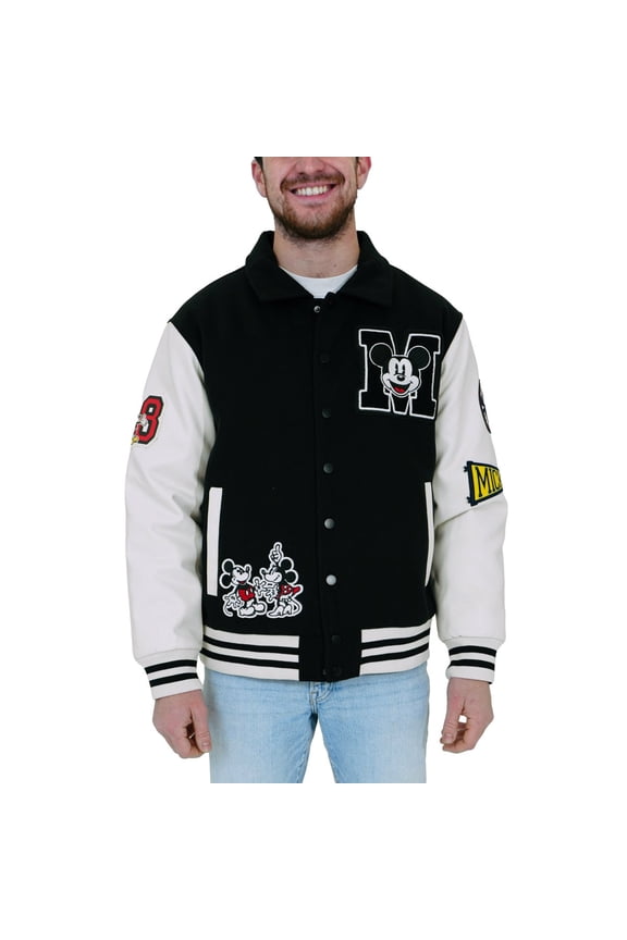 Disney Adult Unisex Varsity Jacket (Men Small / Women Medium)