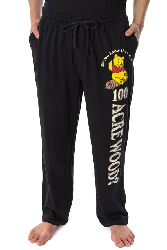 Disney Adult Winnie The Pooh 100 Acre Woods Lounge Sleep Pajama Pants