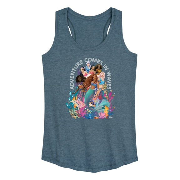 Disney - Adventure Comes In Waves - Ladies Racerback Tank