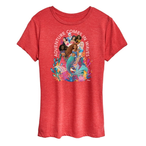 Disney - Adventure Comes In Waves - Women's Short Sleeve Graphic T-Shirt