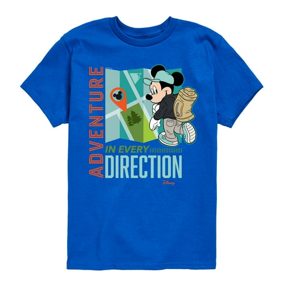 Disney - Adventure In Every Direction - Toddler & Youth Short Sleeve Graphic T-Shirt