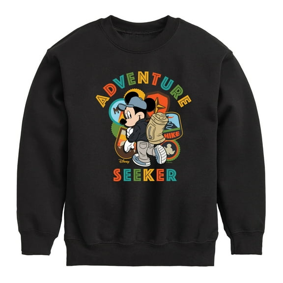 Disney - Adventure Seeker - Toddler & Youth Crewneck Fleece Sweatshirt