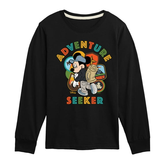 Disney - Adventure Seeker - Toddler & Youth Long Sleeve Graphic T-Shirt