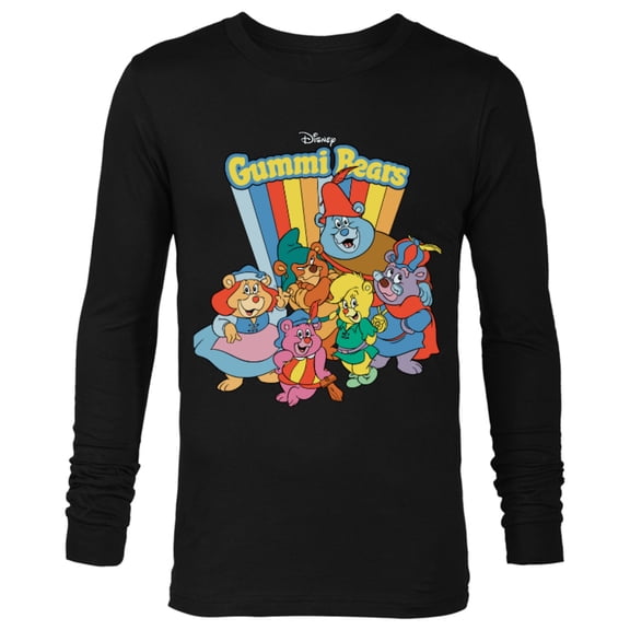 Disney Adventures of the Gummi Bears Retro - Long Sleeve T-Shirt for Men -Customized-Black