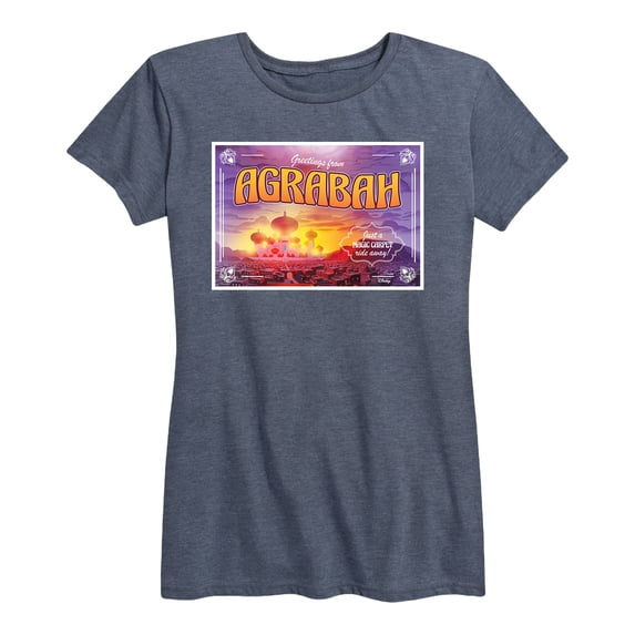 Disney - Agrabah Postcard Women's Short Sleeve Graphic T-Shirt