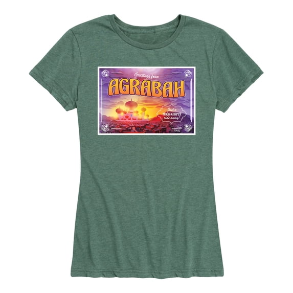 Disney - Agrabah Postcard Women's Short Sleeve Graphic T-Shirt