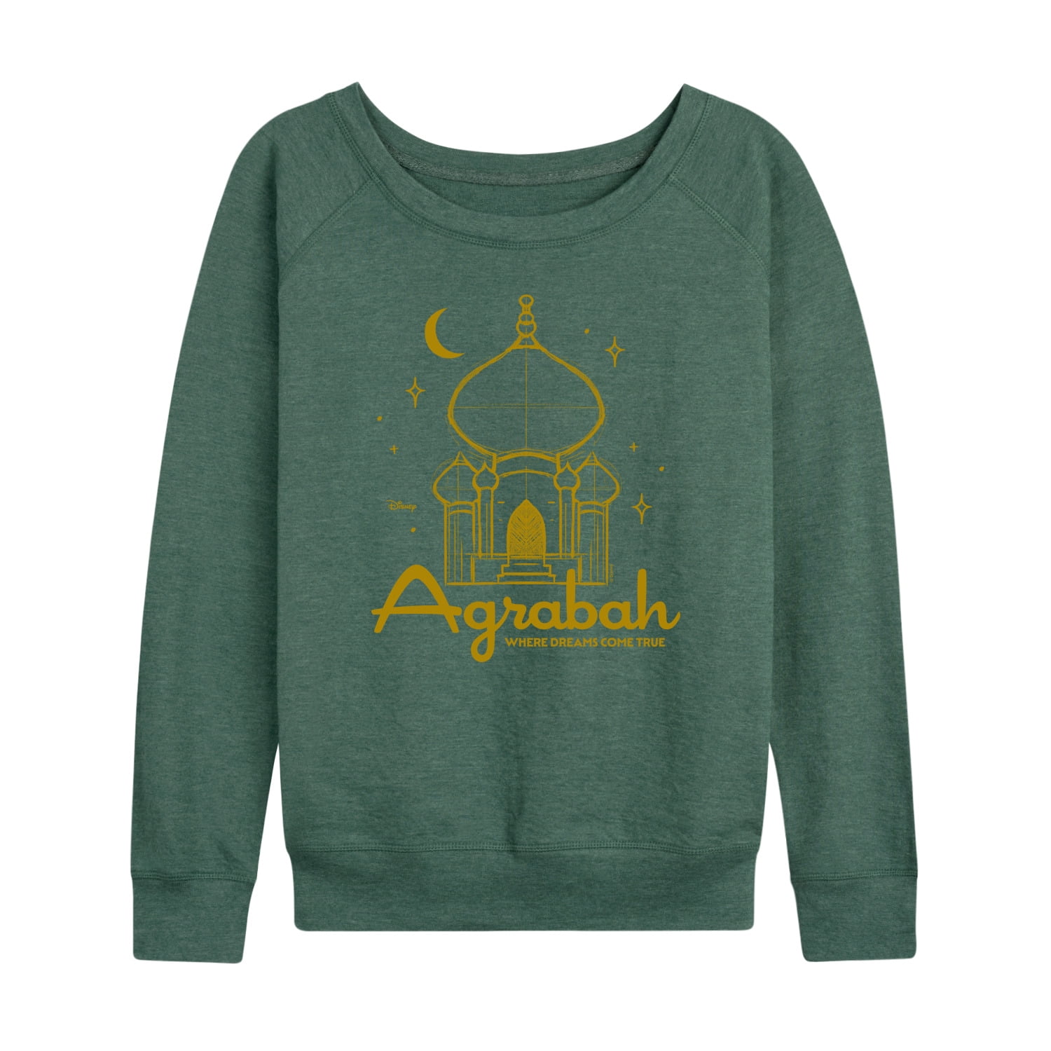Disney - Agrabah - Women's French Terry Long Sleeve Pullover - Walmart.com