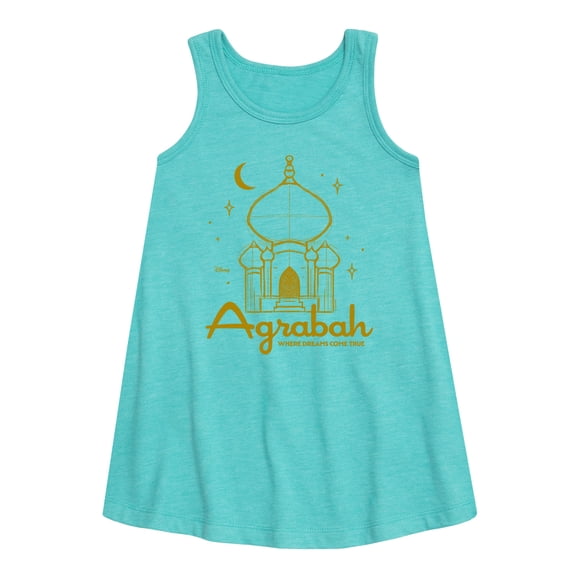 Disney - Agrabah - Youth Girls Short Sleeve Aline Dress