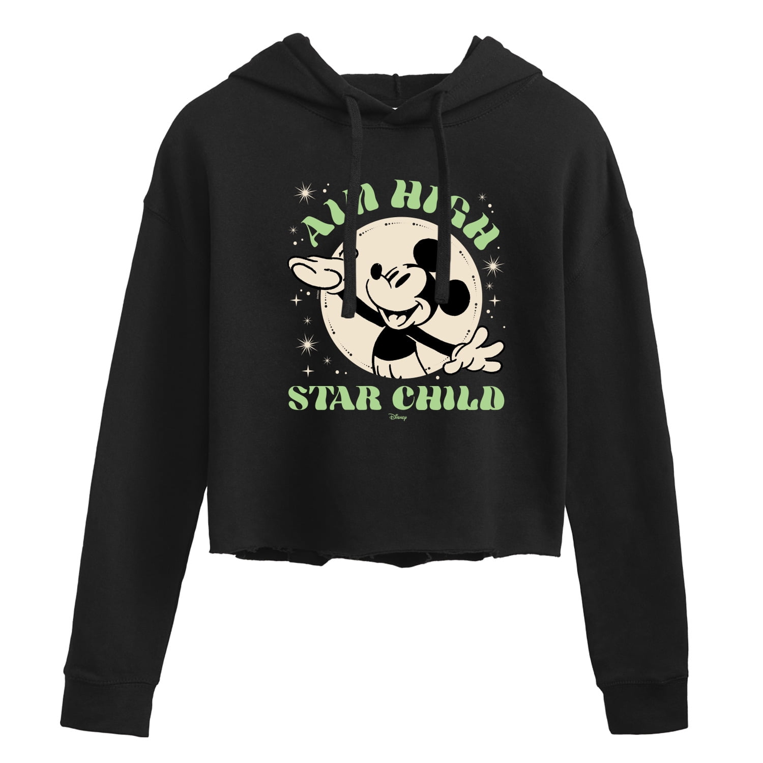 Disney - Aim High Star Child Cropped Graphic Hoodie - Walmart.com