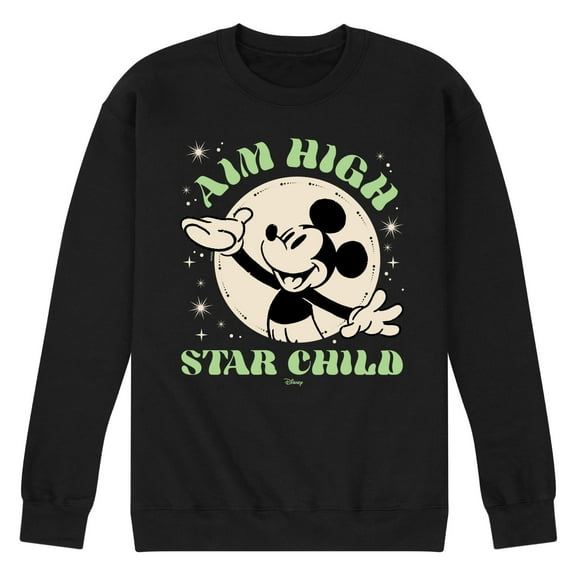 Disney - Aim High Star Child - Men's Crew Neck Fleece Pullover