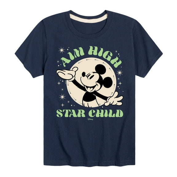 Disney - Aim High Star Child - Toddler & Youth Short Sleeve Graphic T-Shirt