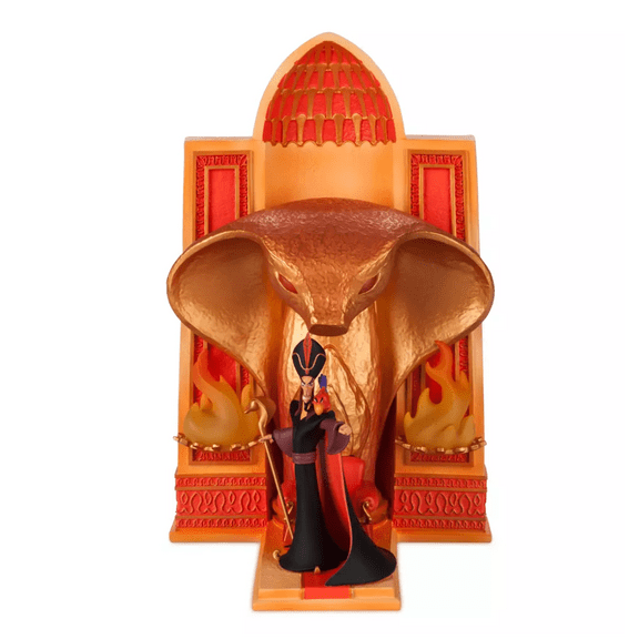 Disney Aladdin 12 Jafar with Iago Light-Up Resin Figurine