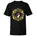 thumbnail image 1 of Disney Aladdin 30th Anniversary One Step Ahead - Short Sleeve T-Shirt for Kids - Customized-Black, 1 of 5
