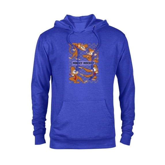 Disney Aladdin Abu Monkey Mischief - Pullover Hoodie for Adults - Customized-Royal