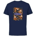 thumbnail image 1 of Disney Aladdin Abu Monkey Mischief - Short Sleeve Cotton T-Shirt for Adults - Customized-Navy, 1 of 5
