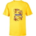 thumbnail image 1 of Disney Aladdin Abu Monkey Mischief - Short Sleeve T-Shirt for Kids - Customized-Yellow, 1 of 5