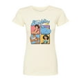 thumbnail image 1 of Disney Aladdin - Aladdin, Genie, Abu, & Jasmine - Juniors Fitted Graphic T-Shirt, 1 of 5