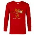 thumbnail image 1 of Disney Aladdin Angry Abu 90s T-Shirt - Long Sleeve T-Shirt for Men - Customized-New Red, 1 of 5