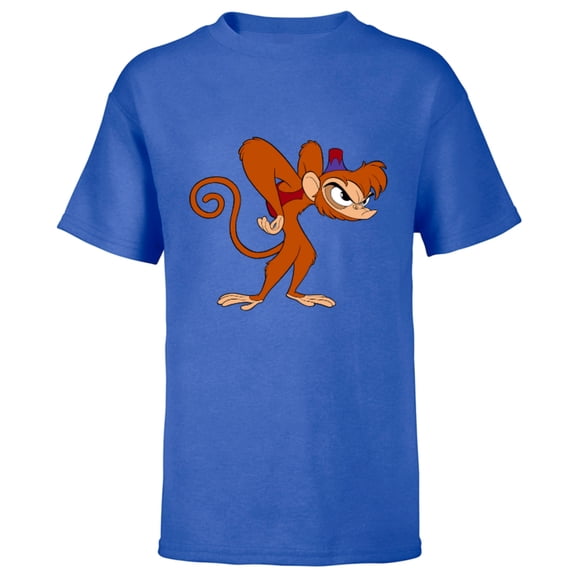 Disney Aladdin Angry Abu 90s T-Shirt - Short Sleeve T-Shirt for Kids - Customized-Royal
