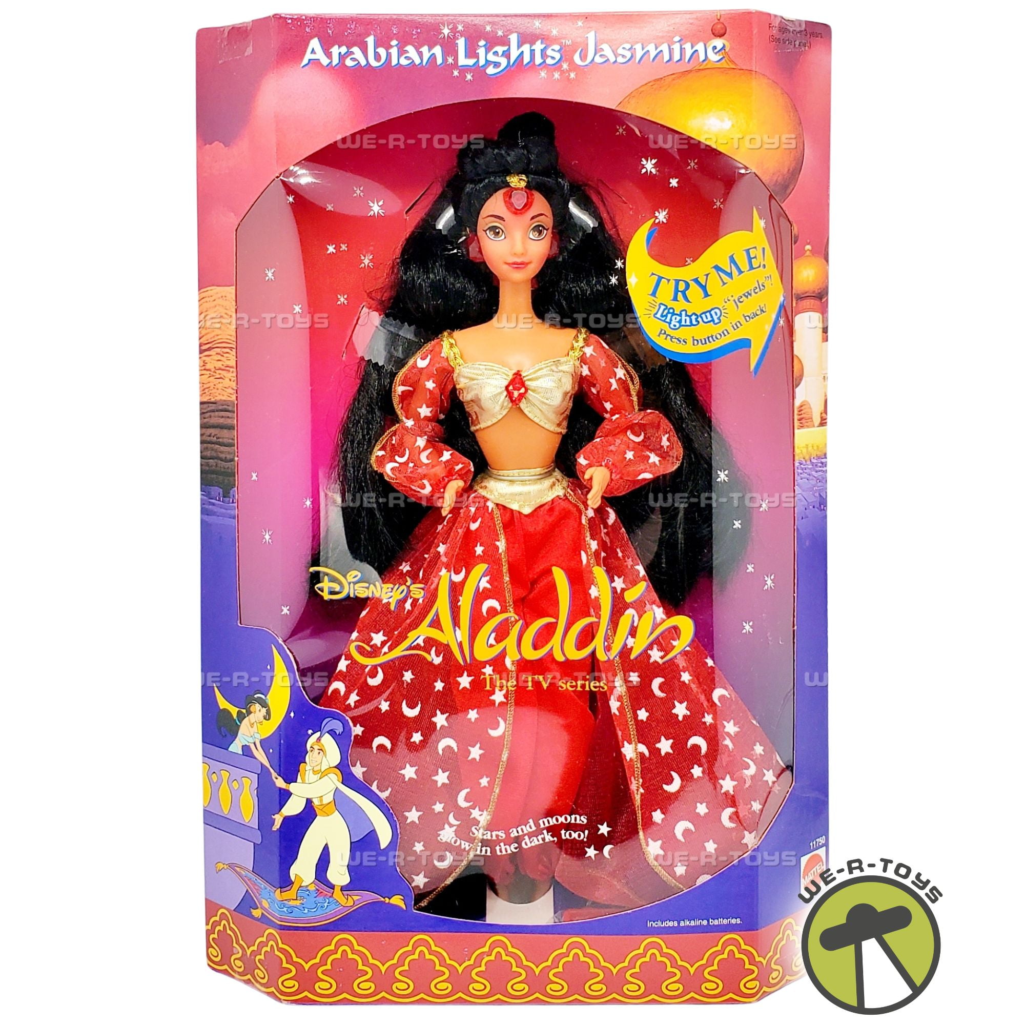 Disney Aladdin Arabian Lights Jasmine Doll 1994 Mattel 11750
