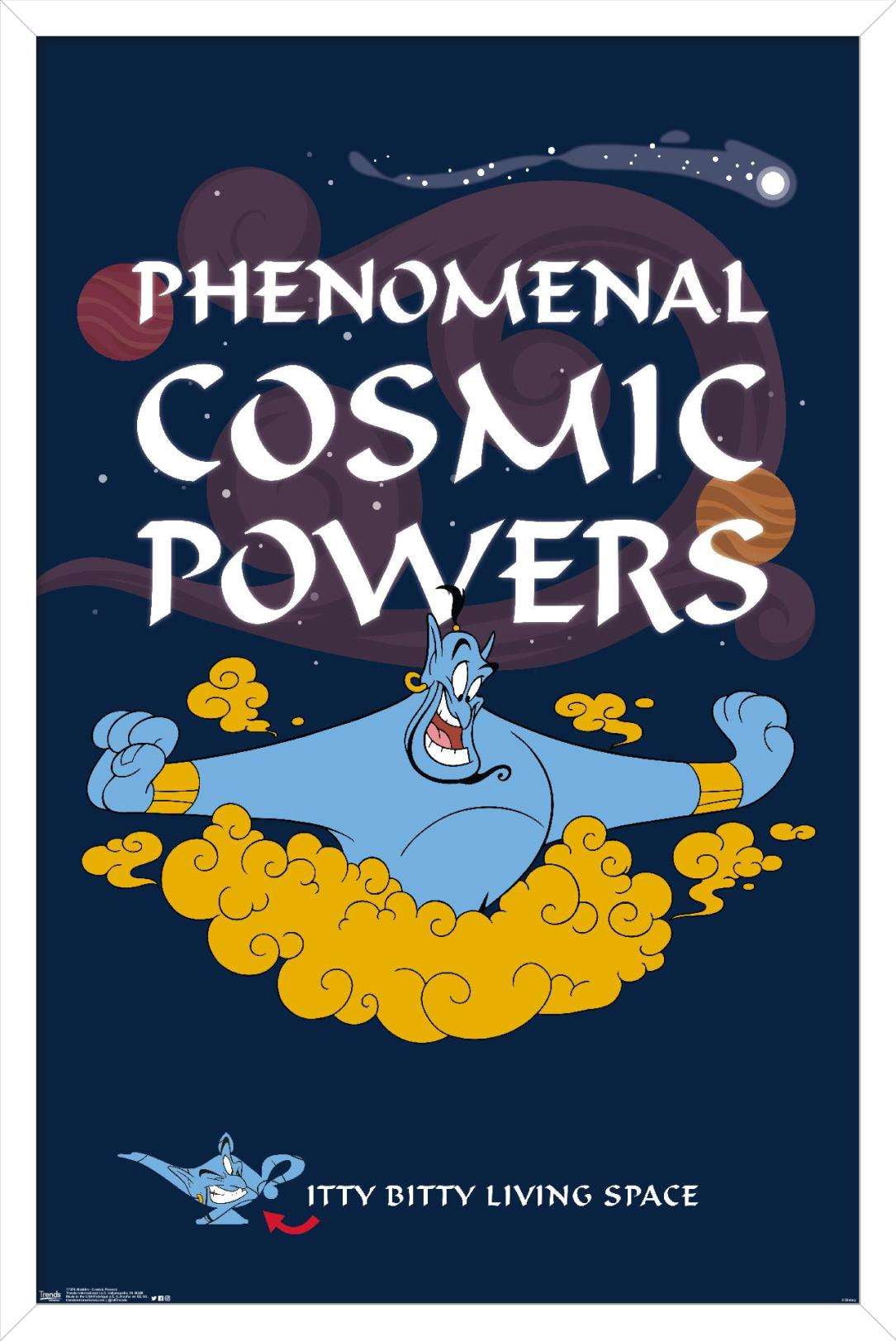 Disney Aladdin - Cosmic Powers Wall Poster, 14.725" x 22.375", Framed