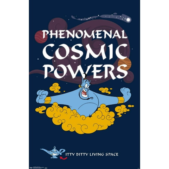 Disney Aladdin - Cosmic Powers Wall Poster, 14.725" x 22.375"