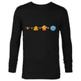 thumbnail image 1 of Disney Aladdin Genie Emoji Code Formula - Long Sleeve T-Shirt for Men - Customized-Black, 1 of 5