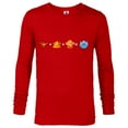 thumbnail image 1 of Disney Aladdin Genie Emoji Code Formula - Long Sleeve T-Shirt for Men - Customized-New Red, 1 of 5